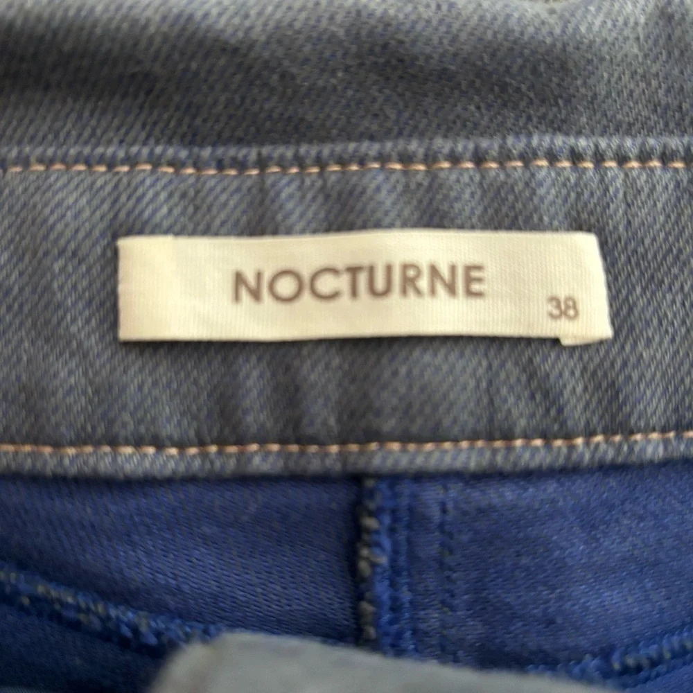 NEW NOCTURNE High Waisted Denim Shorts Indigo Size 38 US Size Medium